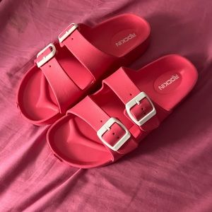 Pink sandals